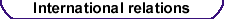 International relations